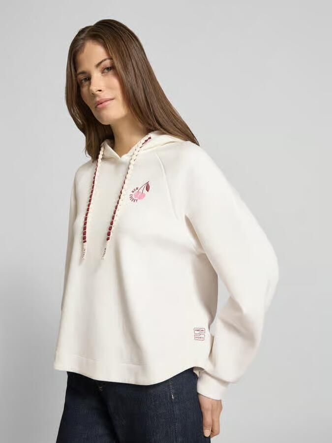 Marc Cain Relaxed fit HOODIE met Motiefprint