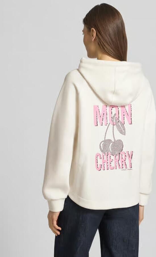 Marc Cain Relaxed fit HOODIE met Motiefprint