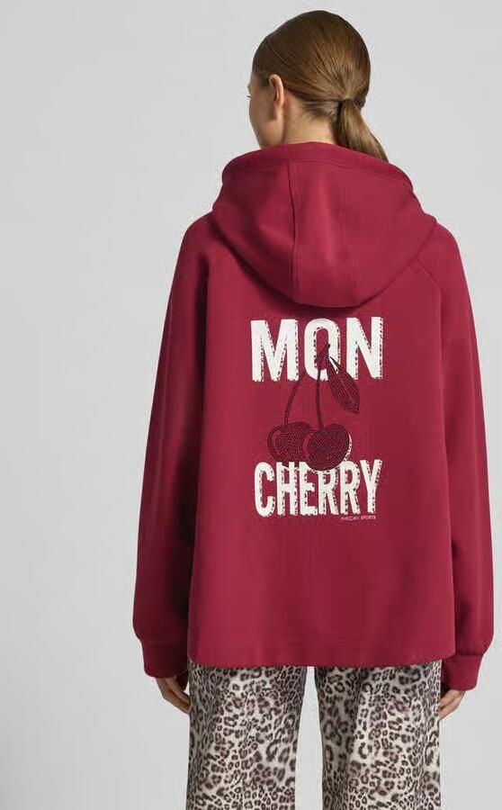 Marc Cain Relaxed fit HOODIE met Motiefprint