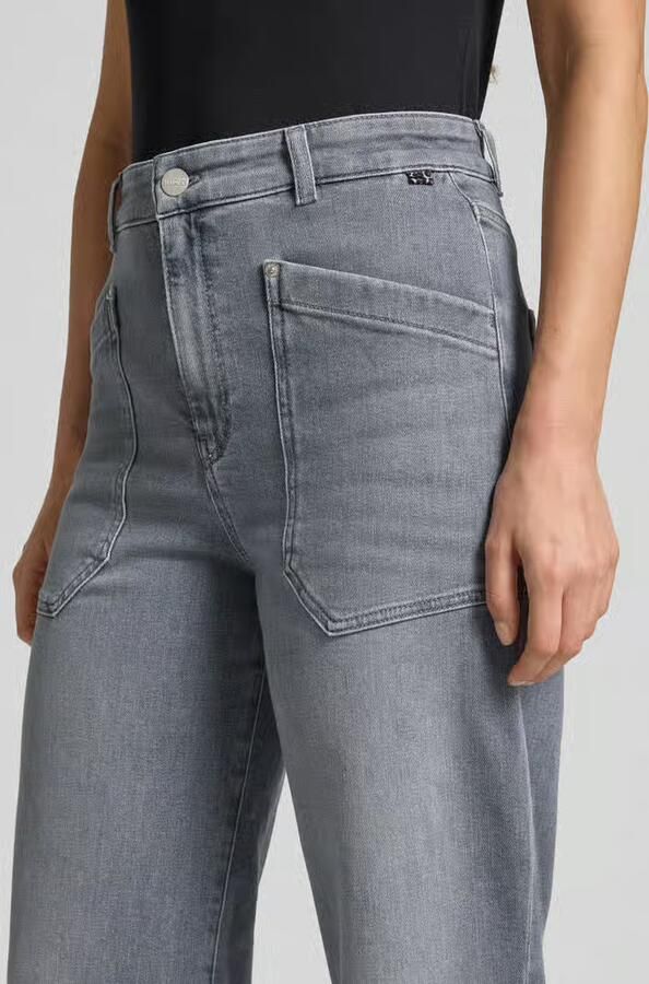 Marc Cain relaxed fit jeans met opgestikte zakken - Foto 2