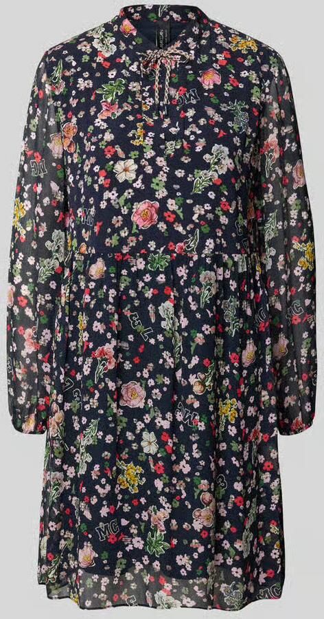 Marc Cain relaxed fit jurk van pure viscose