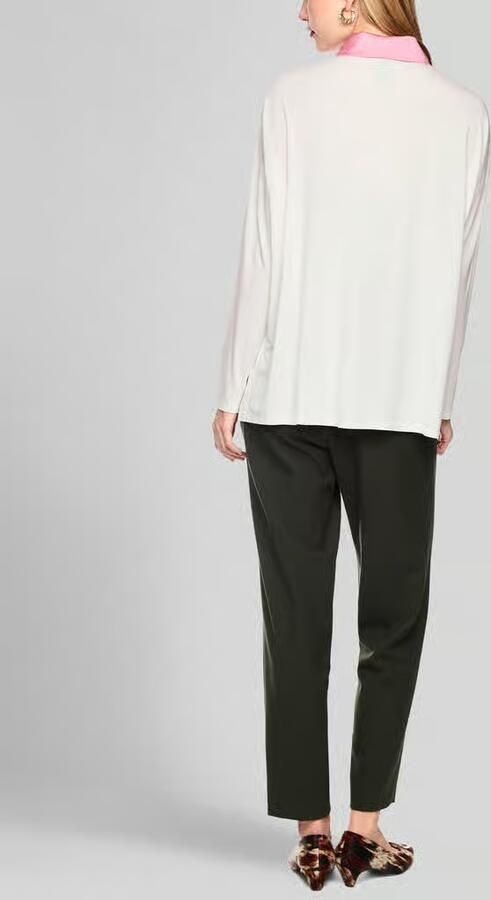 Marc Cain relaxed fit overhemdblouse met zijde-aandeel - Foto 2