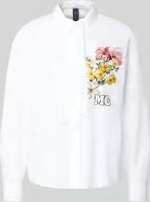Marc Cain relaxed fit overhemdblouse van puur katoen