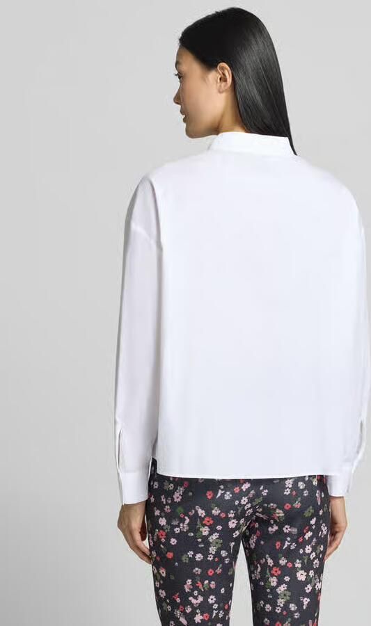 Marc Cain relaxed fit overhemdblouse van puur katoen - Foto 3