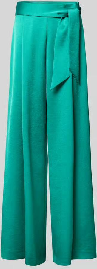 Marc Cain relaxed fit pantalon van satijn - Foto 2