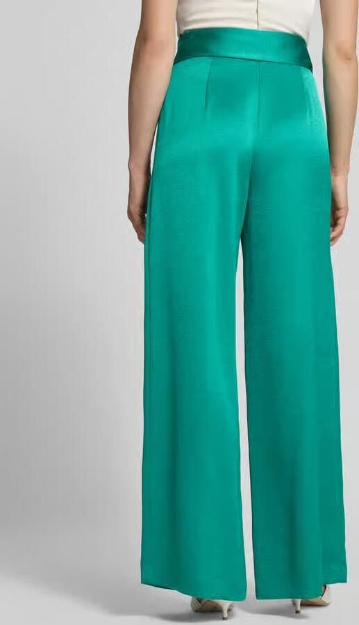 Marc Cain relaxed fit pantalon van satijn