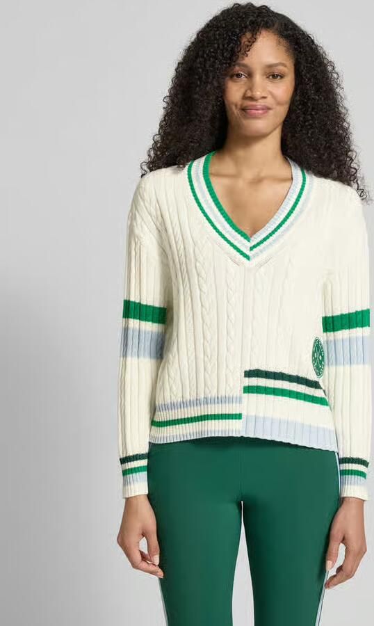 Marc Cain Relaxed fit Pullover met lanawol-aandeel - Foto 3