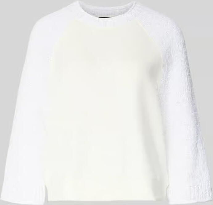 Marc Cain Relaxed fit pullover met tricot