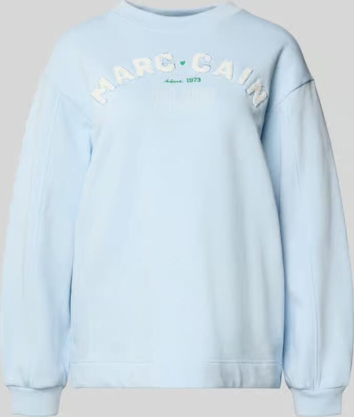 Marc Cain Relaxed fit sweatshirt met Logodetail