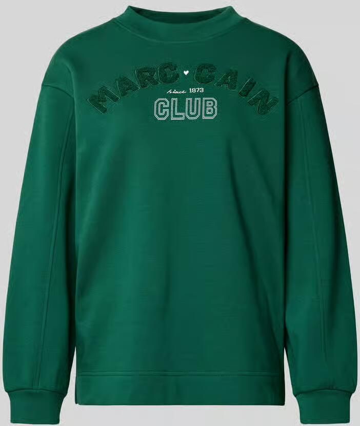 Marc Cain Relaxed fit sweatshirt met Logodetail
