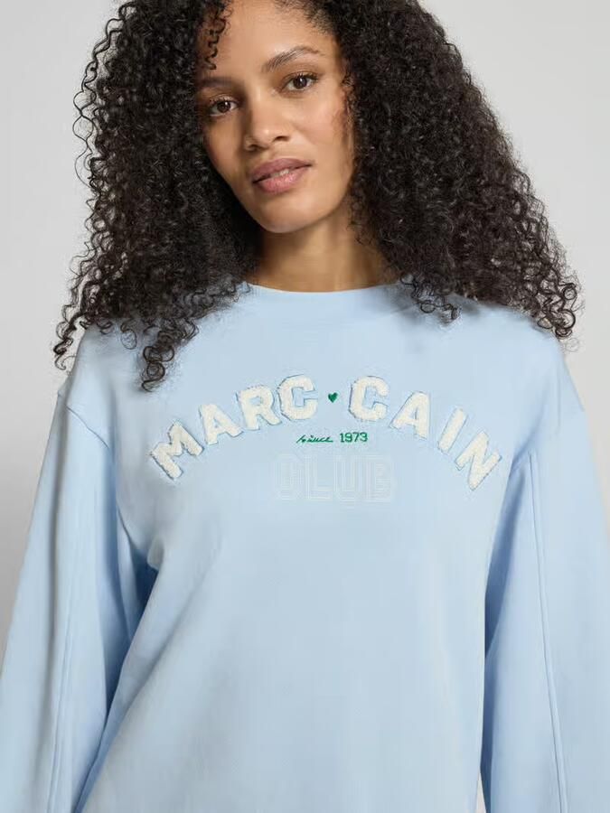 Marc Cain Relaxed fit sweatshirt met Logodetail - Foto 2