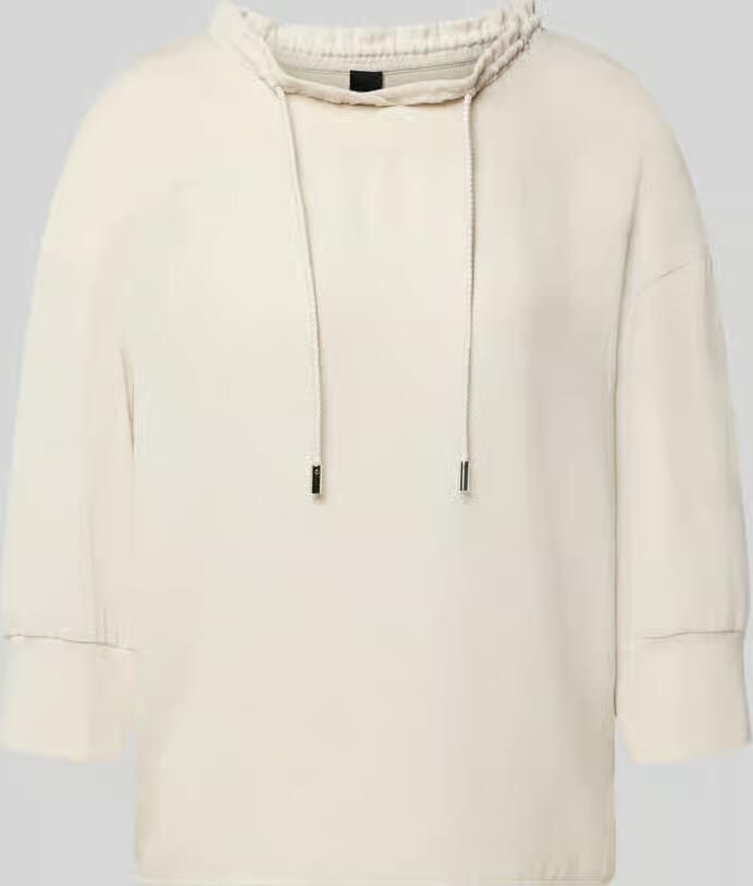 Marc Cain relaxed fit sweatshirt met tunnelkoord