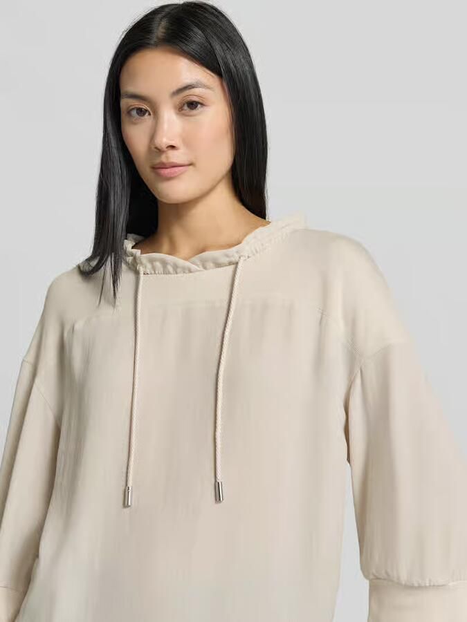 Marc Cain relaxed fit sweatshirt met tunnelkoord - Foto 2