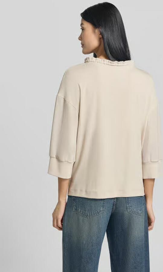 Marc Cain relaxed fit sweatshirt met tunnelkoord