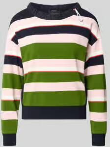 Marc Cain relaxed fit sweatshirt van viscosemix