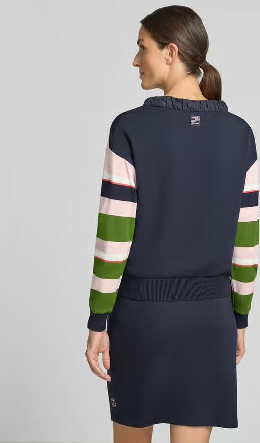 Marc Cain relaxed fit sweatshirt van viscosemix - Foto 2