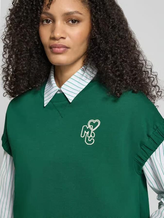 Marc Cain Relaxed fit T-shirt met Logodetail - Foto 2