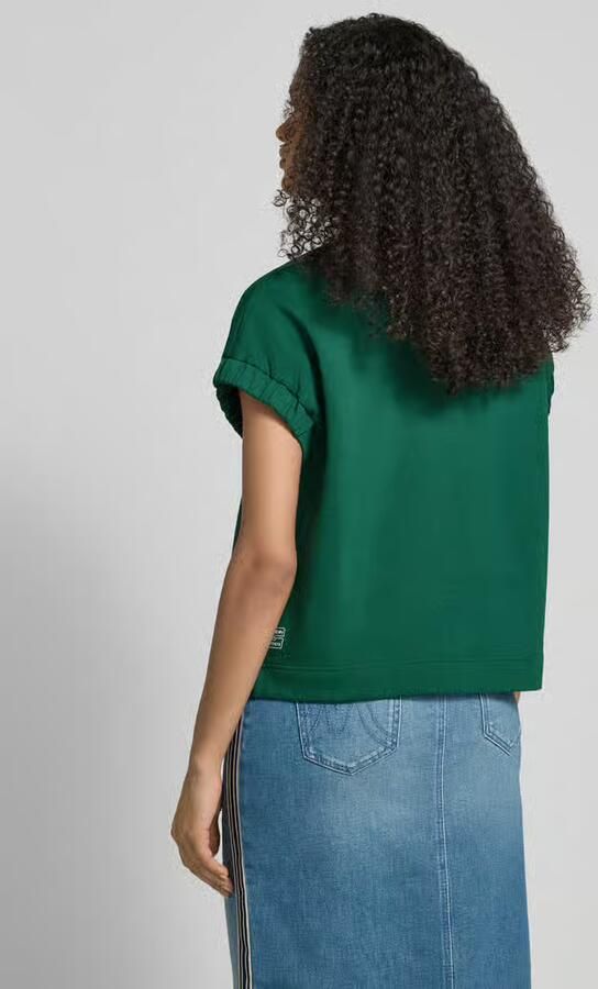 Marc Cain Relaxed fit T-shirt met Logodetail