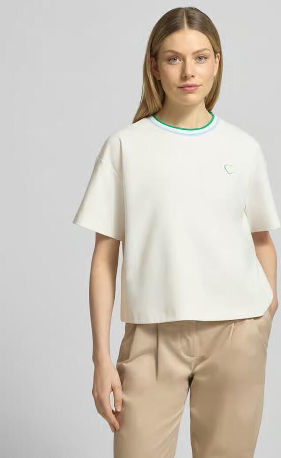 Marc Cain Relaxed fit T-shirt met Motiefapplicatie - Foto 2