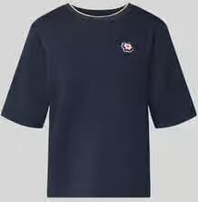 Marc Cain relaxed fit t-shirt van viscosemix