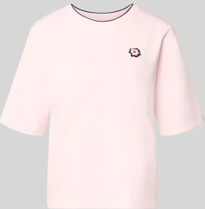 Marc Cain relaxed fit t-shirt van viscosemix
