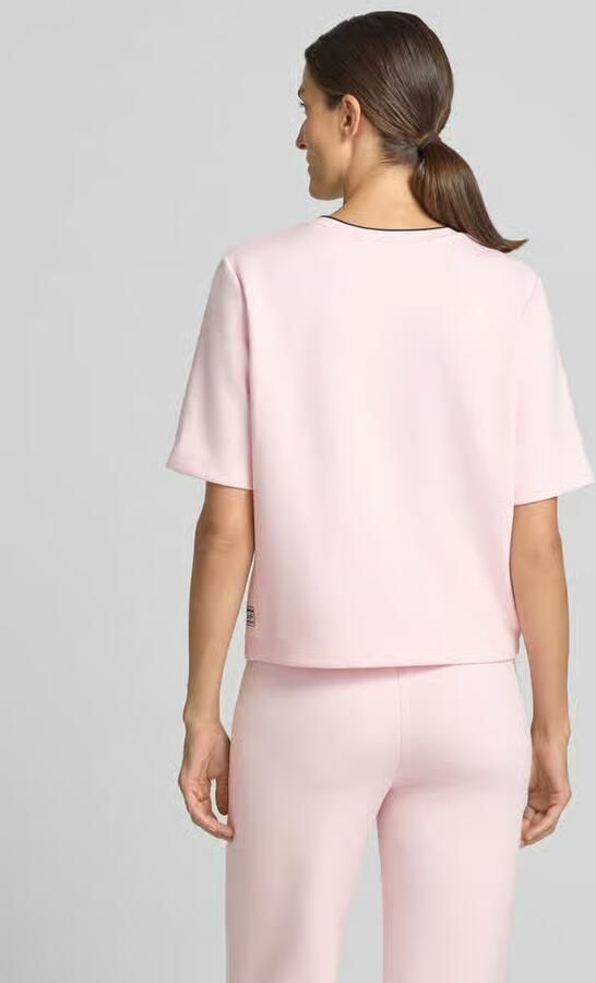 Marc Cain relaxed fit t-shirt van viscosemix - Foto 2