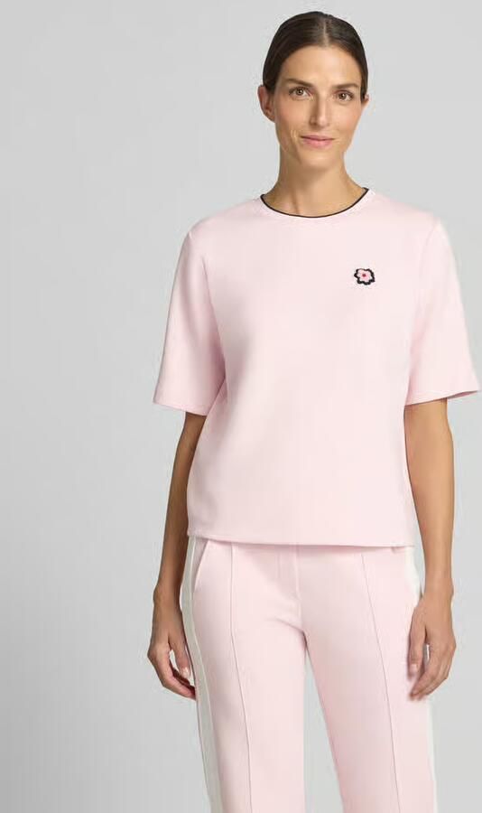 Marc Cain relaxed fit t-shirt van viscosemix - Foto 3