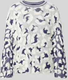 Marc Cain relaxed fit trui in brei-look