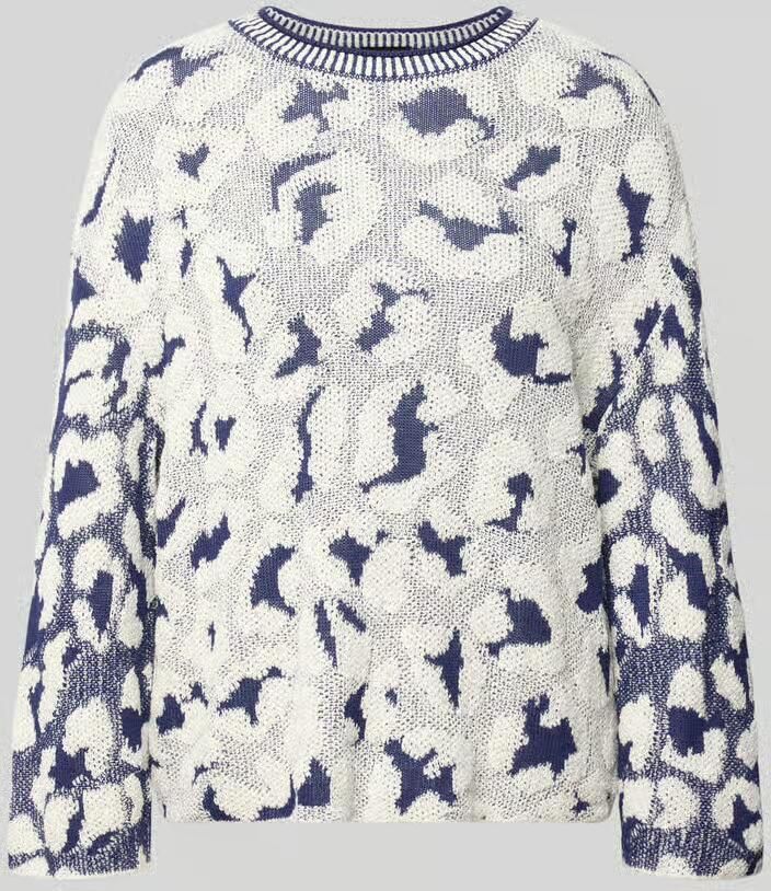 Marc Cain relaxed fit trui in brei-look