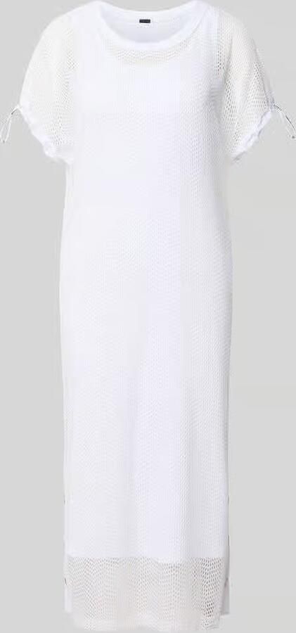 Marc Cain Semi-transparante midi-jurk met ronde hals - Foto 3