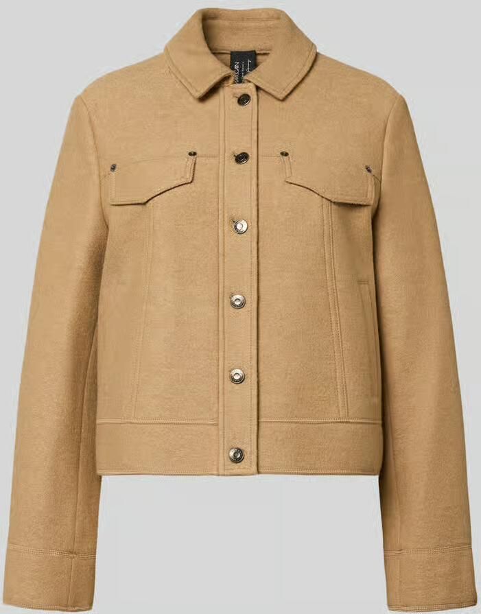 Marc Cain Shacket van wol met borstzakken