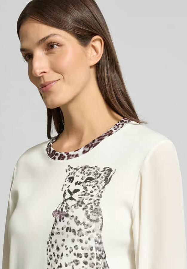Marc Cain Shirt met 3 4-mouwen - Foto 2