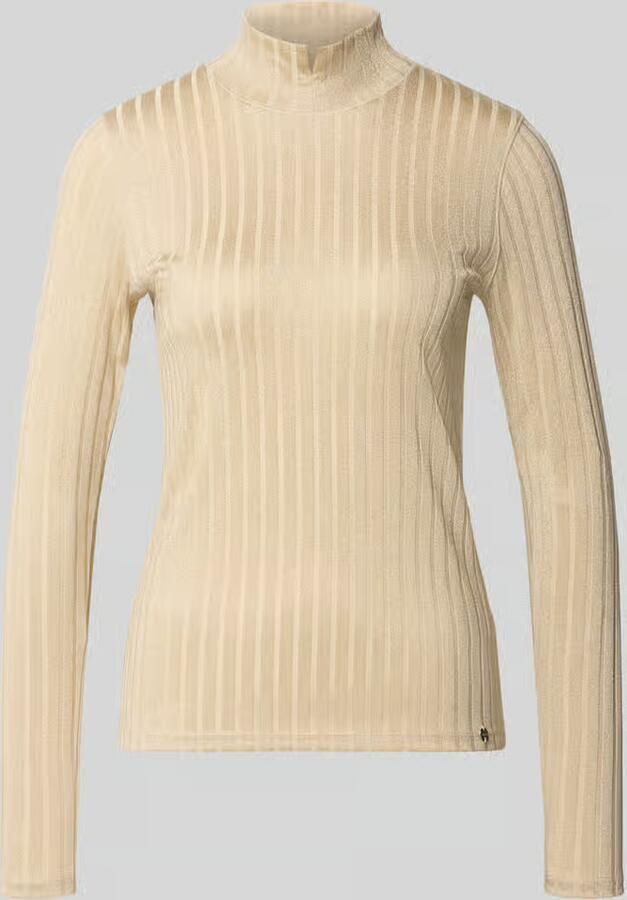 Marc Cain Shirt met lange mouwen met col