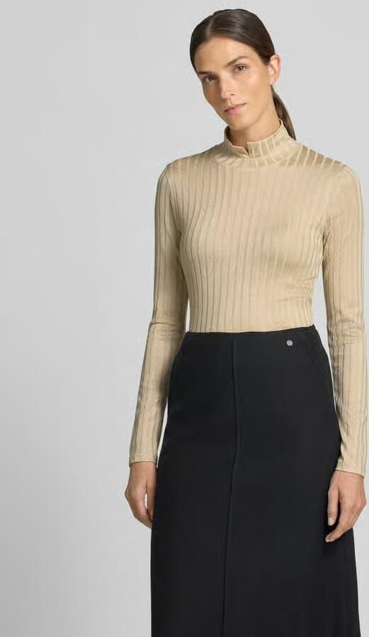 Marc Cain Shirt met lange mouwen met col - Foto 3