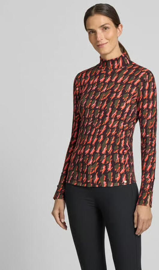 Marc Cain Shirt met lange mouwen met col - Foto 3