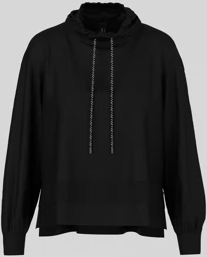 Marc Cain Shirt met lange mouwen met geraffineerde opstaande kraag