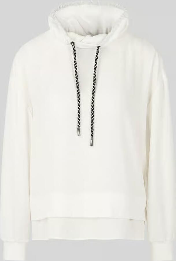 Marc Cain Shirt met lange mouwen met geraffineerde opstaande kraag