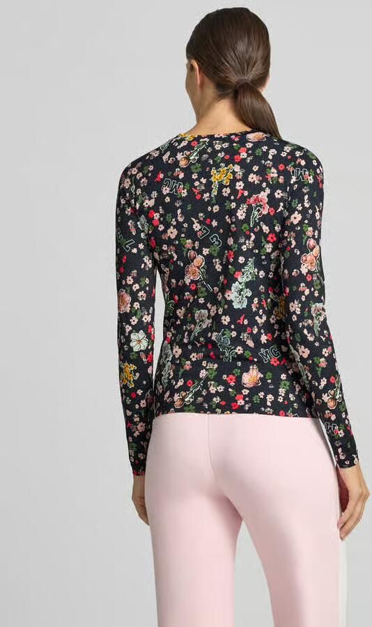 Marc Cain shirt met lange mouwen met labelprint - Foto 3