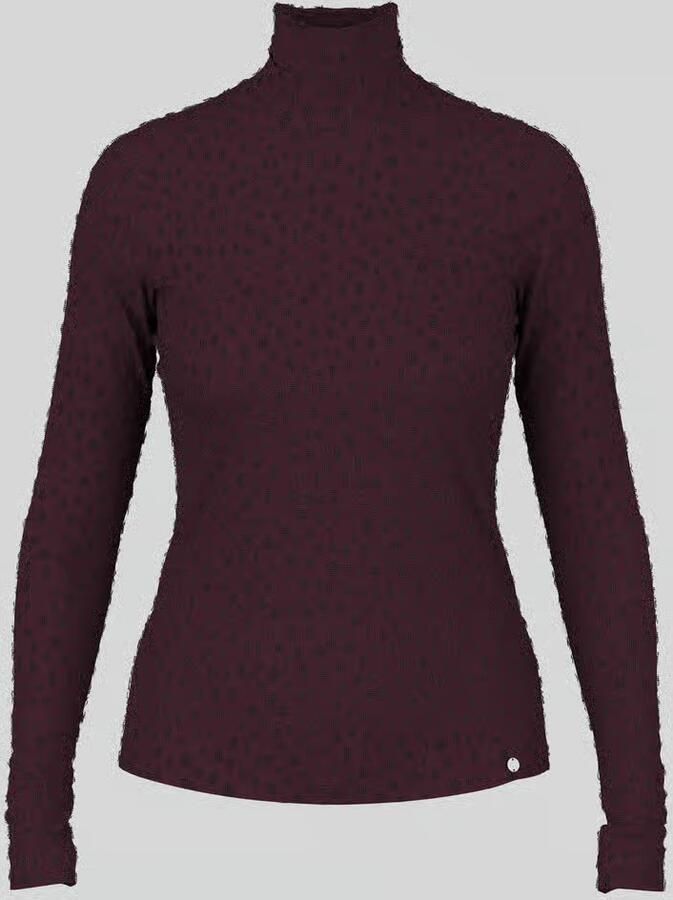Marc Cain Shirt met lange mouwen met mockneck