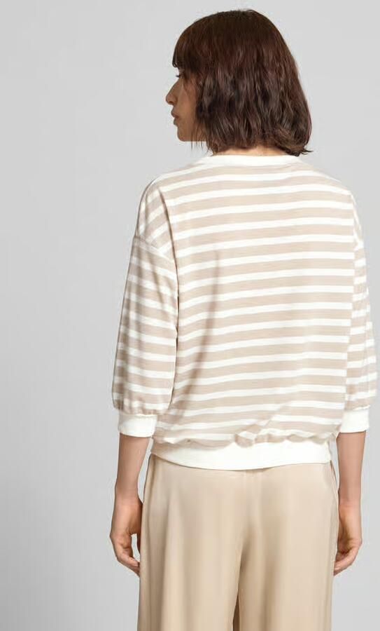 Marc Cain Shirt met lange mouwen met ronde hals en 3 4-mouwen - Foto 2