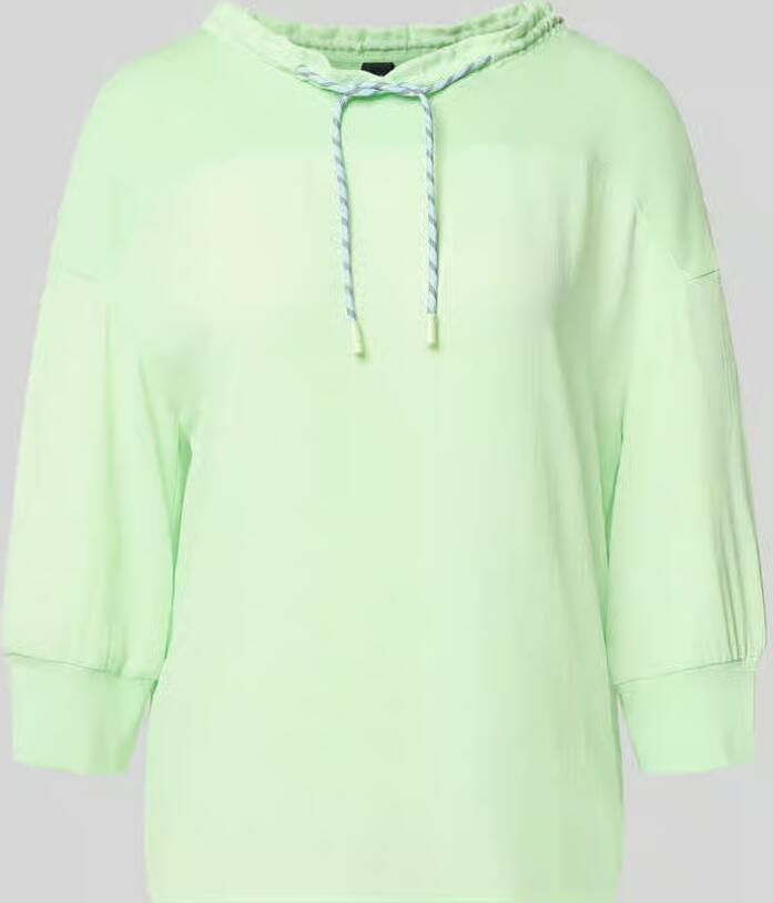 Marc Cain Shirt met lange mouwen met tunnelkoord - Foto 2