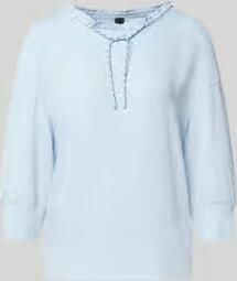 Marc Cain Shirt met lange mouwen met tunnelkoord