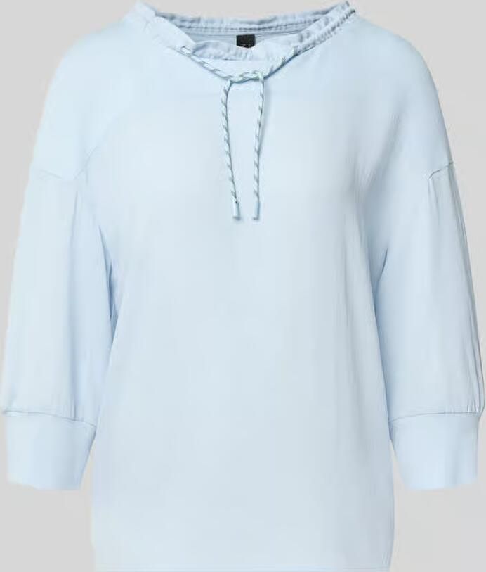 Marc Cain Shirt met lange mouwen met tunnelkoord - Foto 2