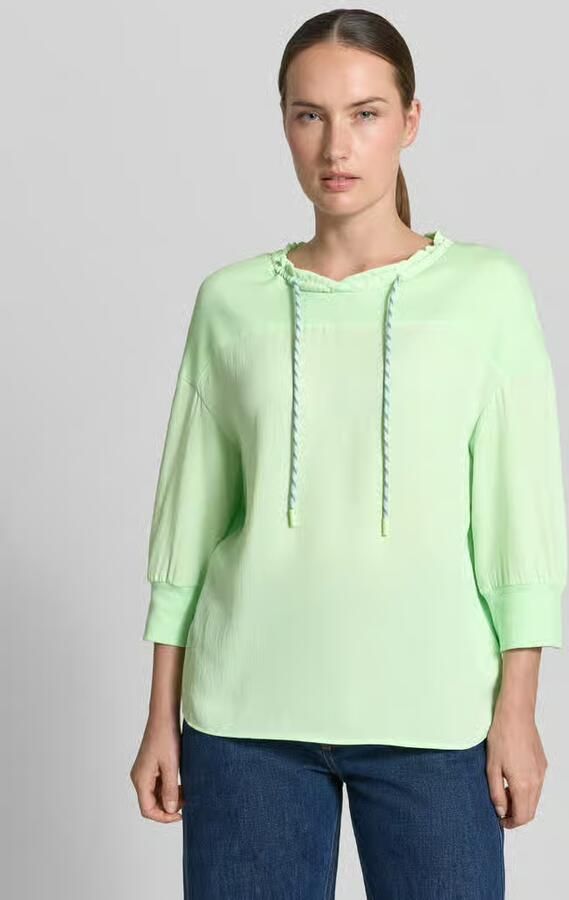 Marc Cain Shirt met lange mouwen met tunnelkoord - Foto 3