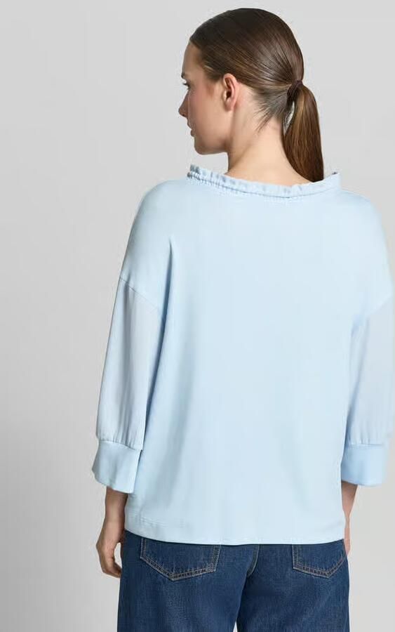 Marc Cain Shirt met lange mouwen met tunnelkoord - Foto 2