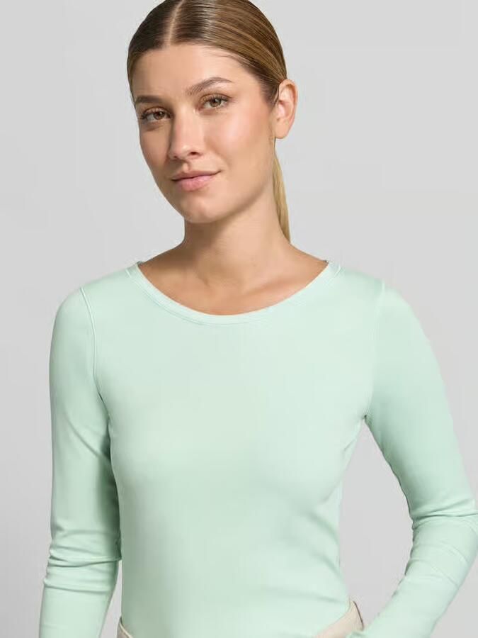 Marc Cain Shirt met lange mouwen van katoenmix