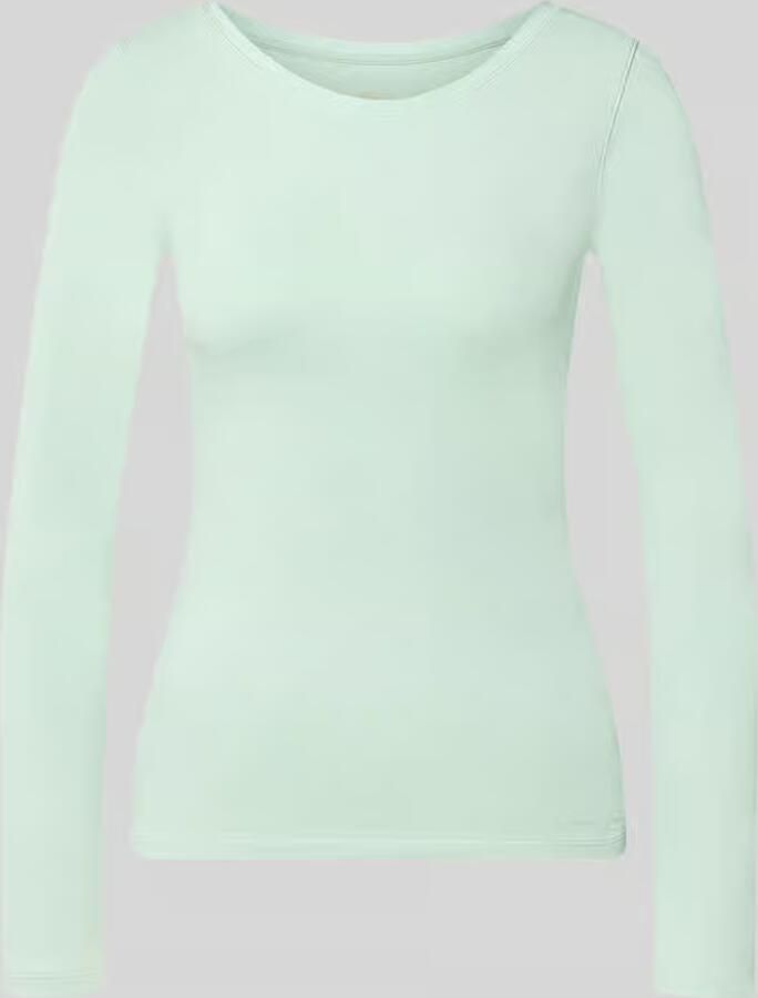 Marc Cain Shirt met lange mouwen van katoenmix - Foto 2