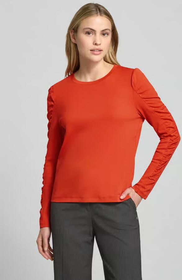 Marc Cain Shirt met lange pofmouwen en ronde hals - Foto 2