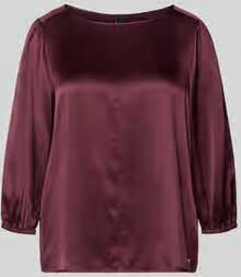 Marc Cain Shirtblouse van zijde met 3 4-mouw