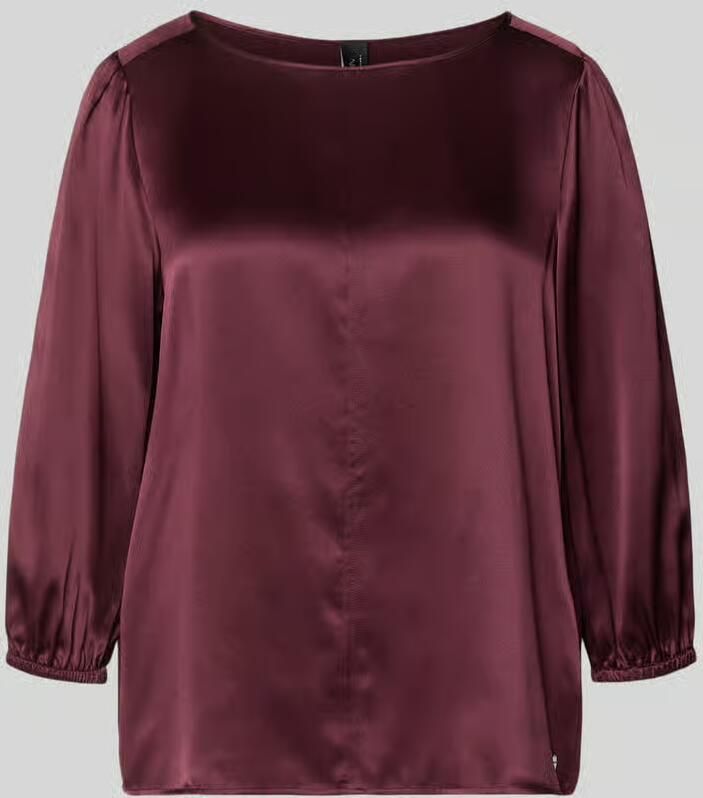 Marc Cain Shirtblouse van zijde met 3 4-mouw - Foto 2